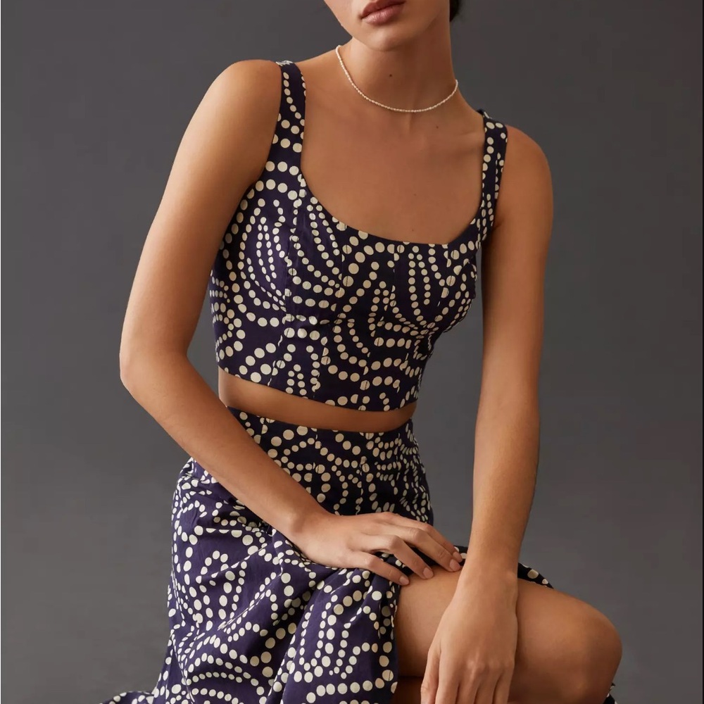 NWT - By Anthropologie Printed Cotton Top